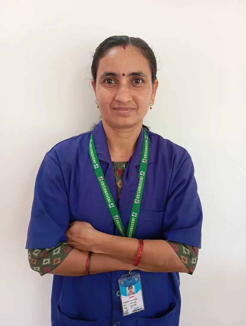Sujatha - Housekeeping at Krishnaveni Ayurveda